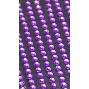 Samolepící kamínky na nehty-125 ks-světle fialový 2mm