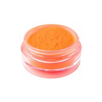 Barevný akryl pudr bez třpytek,neon orange,5g