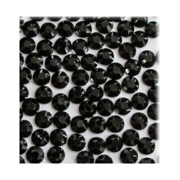 Samolepící kamínky na nehty-85 ks-černé 5mm