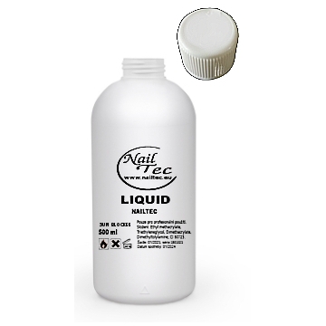 Nailtec akryl liquid se SUN BLOCKEREM,500 ml-v bílé lahvičce