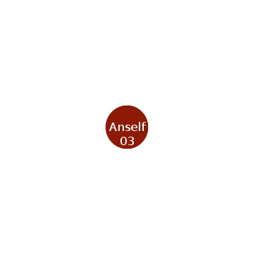 Anself,barevný uv gel,8 ml - č.03