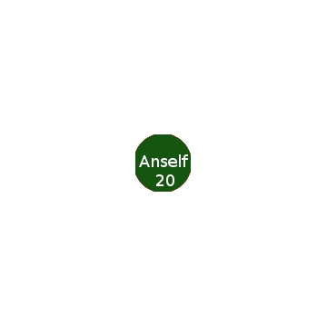 Anself,barevný uv gel,8 ml - č.20