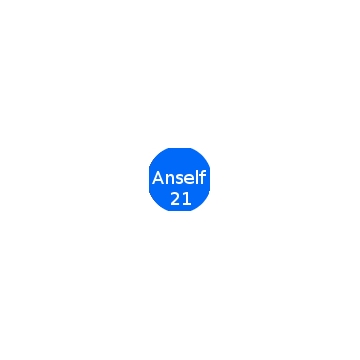 Anself,barevný uv gel,8 ml - č.21