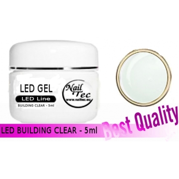 Nailtec PROFI LED BUILDING CLEAR gel,5 ml-DOPRODEJ