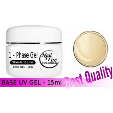 Nailtec PROFI BASE UV gel,Standard Line,15 ml-žlutý,DOPRODEJ